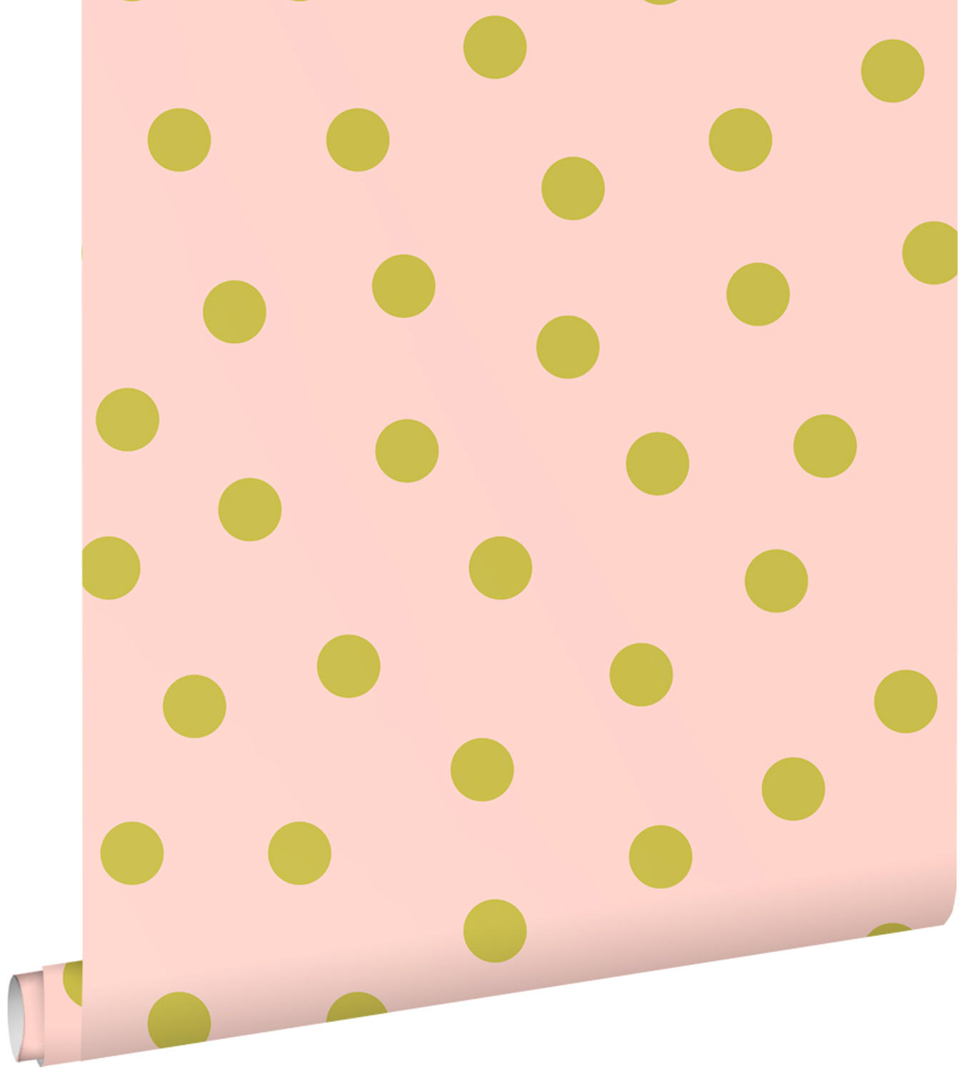 TAPETE Punkte 50 x 900 cm - Pink, Papier (50/0.1cm) - ESTAhome