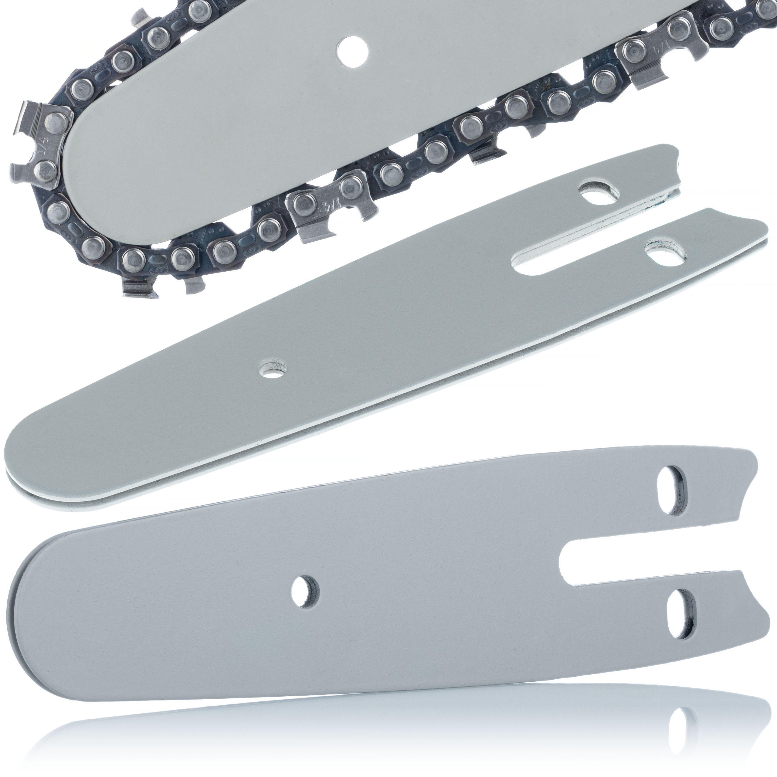 FÜHRUNGSSCHIENE 4 Zoll - 13 cm, Nut 1,3 mm, 28 Führungsglieder, Teilung 1/4" - Multicolor, Kunststoff/Metall (10/10/10cm)