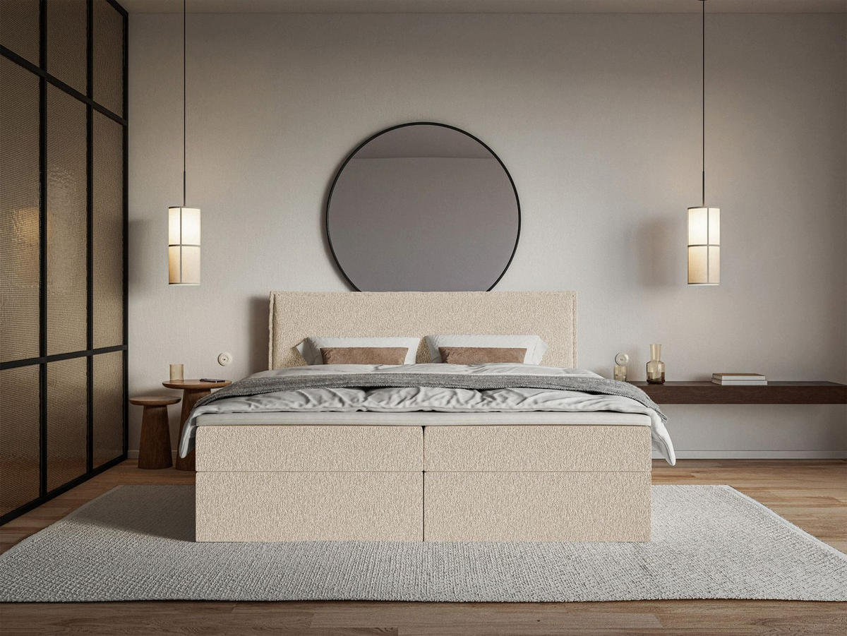 BOXBETT Softie Hellbeige Chenille 140x200 cm - Ecru, Textil (140/200cm) - Selsey