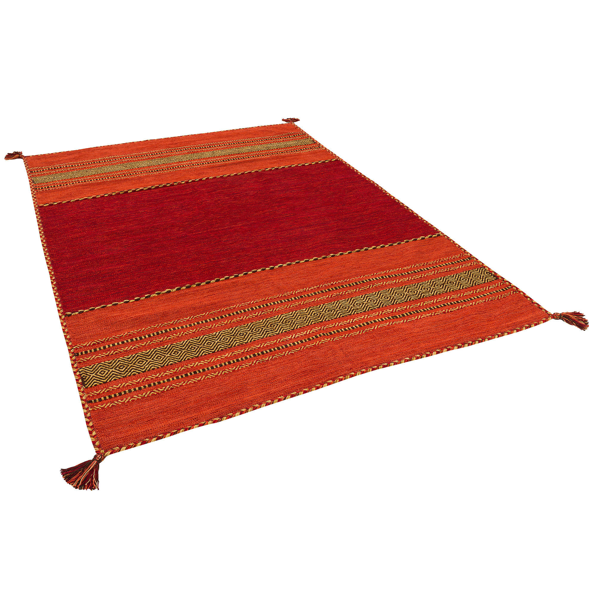 Thumbnail - Pergamon Natur, Rot, Textil, Rechteckig, 170x240 cm, Teppiche & Böden, Teppiche, Naturteppiche