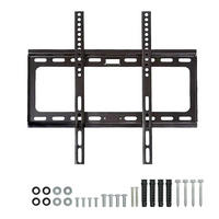 TV-WANDHALTERUNG aus Edelstahl - Schwarz, Metall (42.7/2.3/46cm)