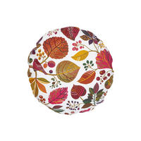 KISSENHÜLLE Rund Zauberwald elfenbein-bunt Baumwolle 60 cm Ø - Ecru/Multicolor, Textil (60/60cm) - beties Heimtextil