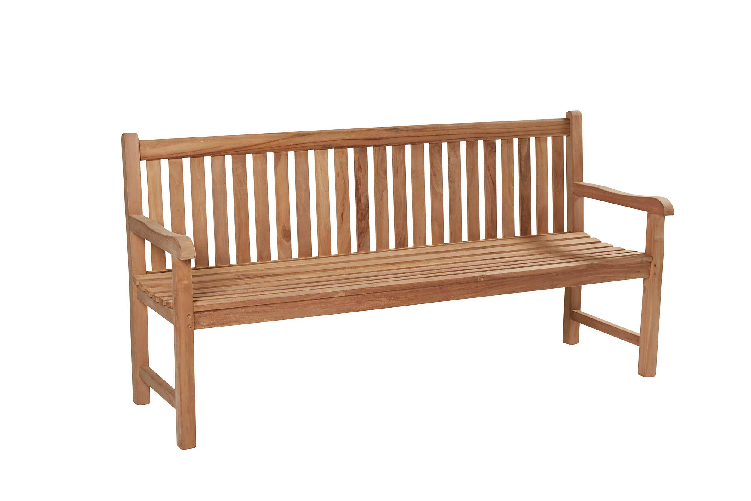 GARTENBANK Colorado 150 cm, Teak, Holz, Natur - Naturfarben, Holz (150/92/55cm) - dasmöbelwerk