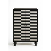 SCHRANK SIDEBOARD mit 2 Türen MARCUS - Schwarz, Holzwerkstoff (75/127/45cm) - RNT By Really Nice Things