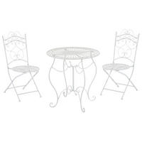 SITZGRUPPE Indi weiß - Weiß, Metall - TPFGarden