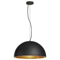 PENDELLEUCHTE Forchini Schwarz - Goldfarben/Schwarz, Metall (25/25/25.5cm) - SLV