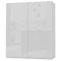 HÄNGESCHRANK Florence W4/80 Weiß / RAL 9003 signalweiß HG 80 / 32,5 / 96cm - Weiß Hochglanz/Weiß, Holz/Holzwerkstoff (80/96/32.5cm) - Feldmann-Wohnen