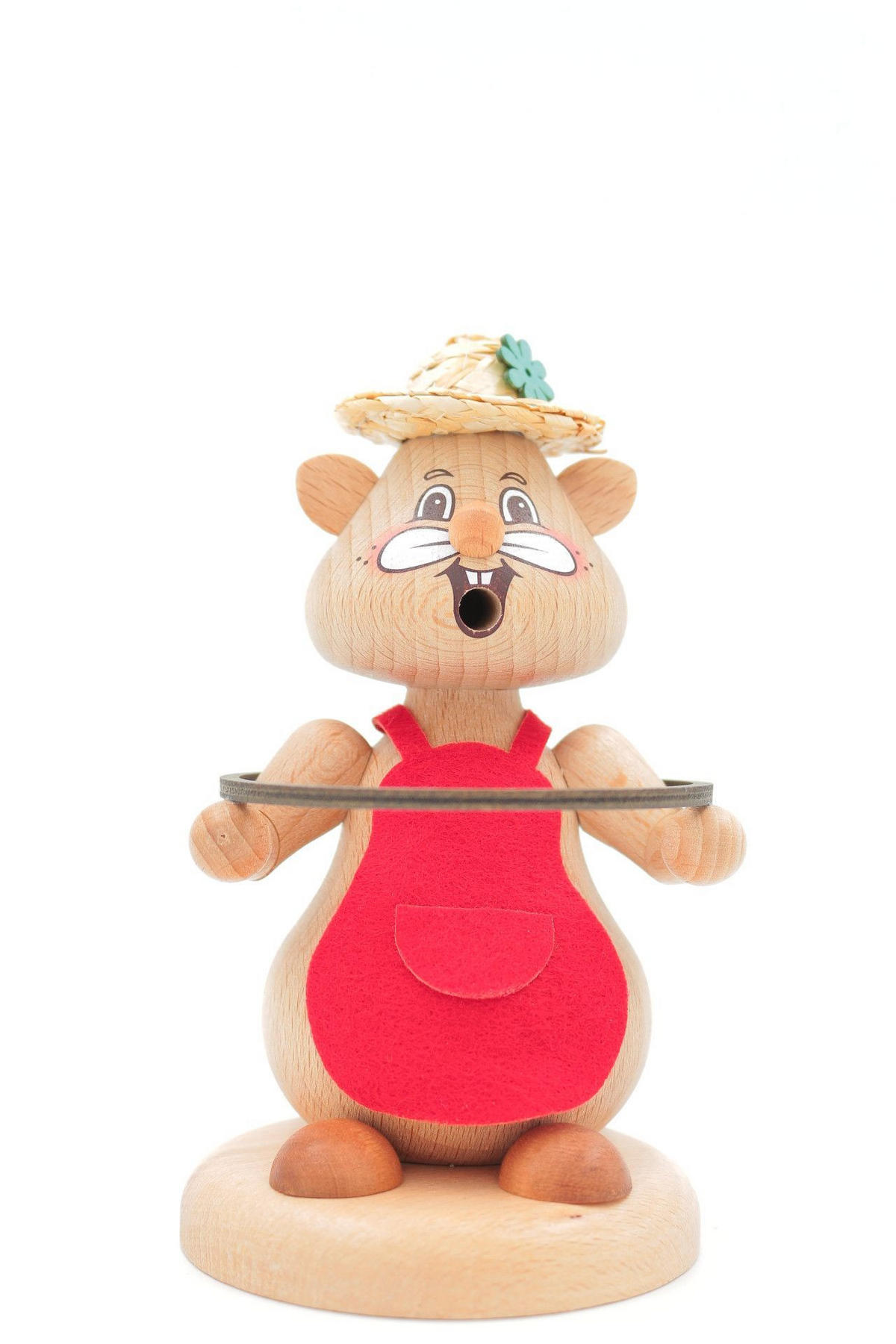 RAUCHFIGUR Hamster Fitnesslady 13 cm - Multicolor, Holz (8/13/0.1cm)