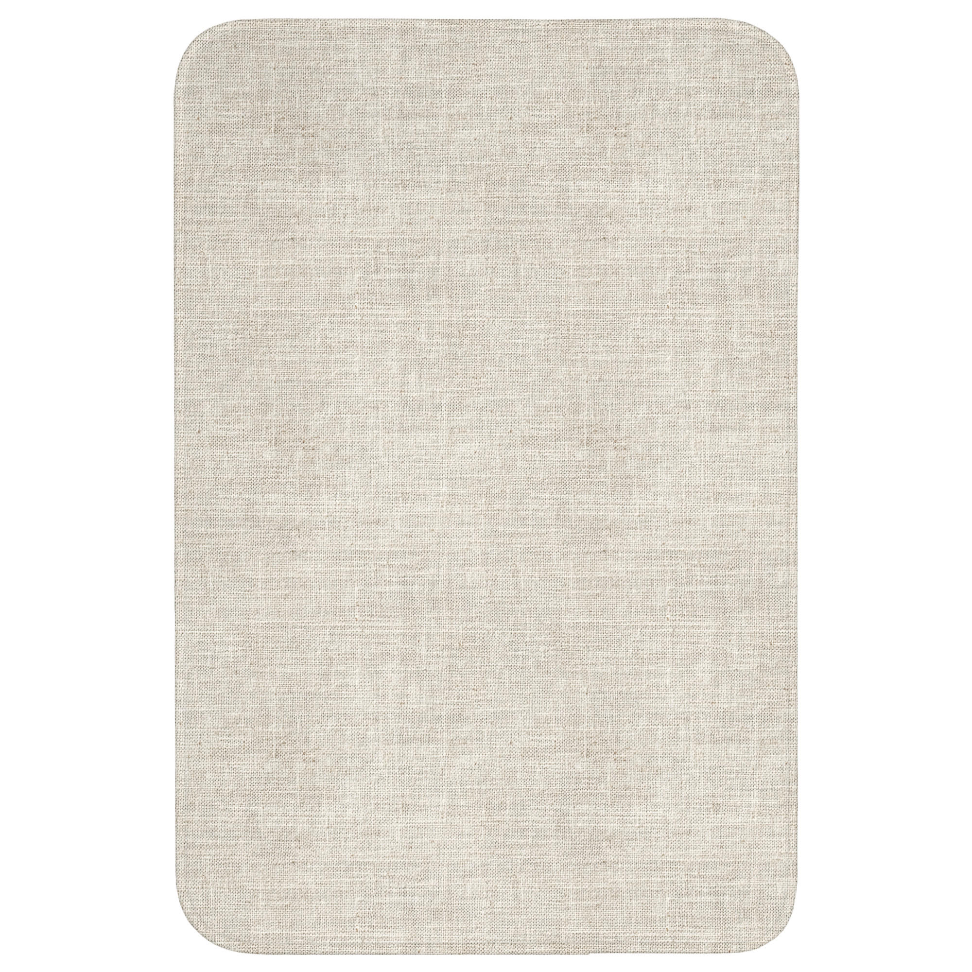 WC-VORLEGER Leinen - Textur - Beige Toilettenvorleger 60x90 cm - Beige, Kunststoff/Textil (60/1cm) - OnlyWow