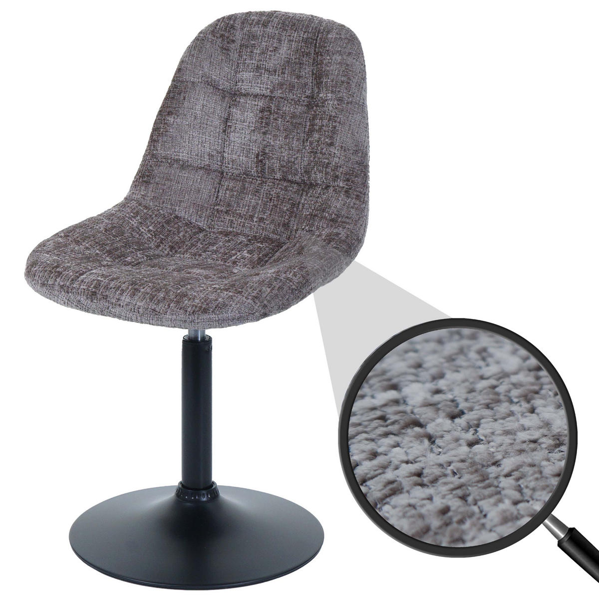 ESSZIMMERSTUHL Braun - Braun, Textil (47/83/43cm) - MCW