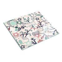 GLASPLATTE 60x52 cm Tiere und Blumen - Blau/Hellgrau, Glas (60/0.4/52cm) - TULUP