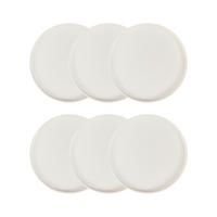 DESSERTTELLER Famelio weiß 21 cm 6er-Set - Weiß, Keramik (21cm) - Homla
