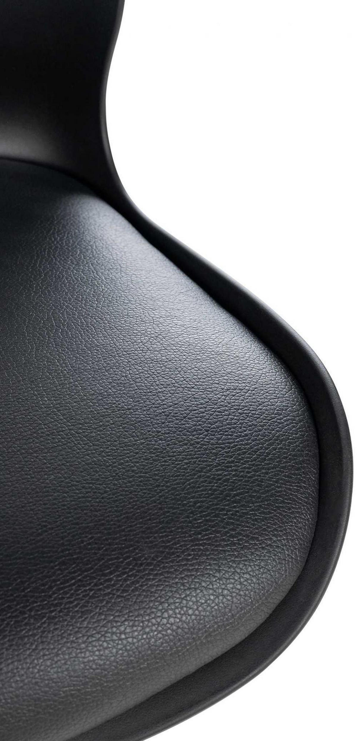 BARHOCKER Kunststoff schwarz - Chromfarben/Schwarz, Kunststoff/Textil (39/82/42cm) - CLP