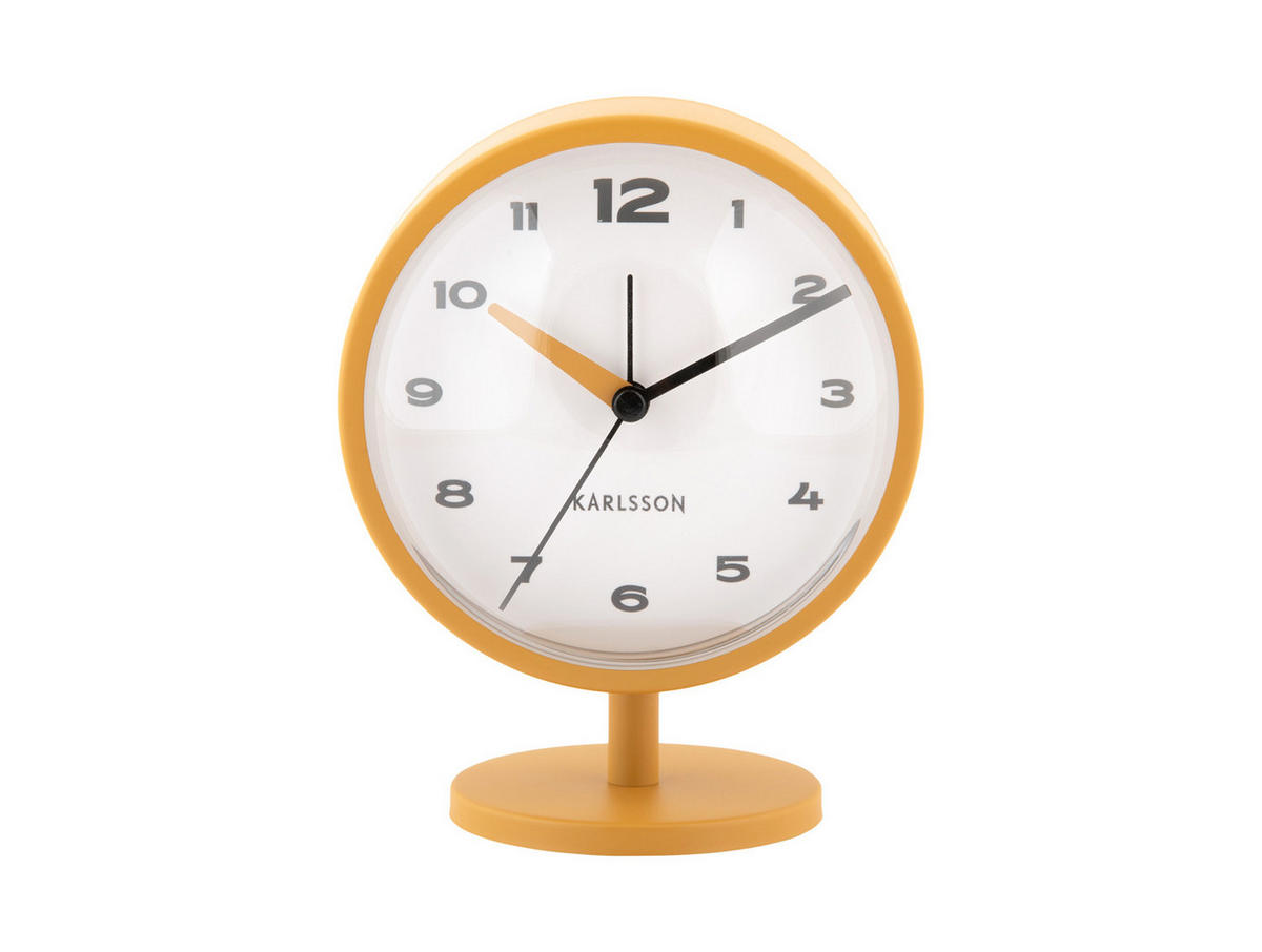 WECKER Brisk Dome 6/11/13 cm - Gelb, Metall (11/13/6cm) - Karlsson