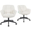 BÜROSTUHL Mika-Nuri - Creme/Schwarz, Textil/Metall (65/78/66cm) - DUBI Möbel