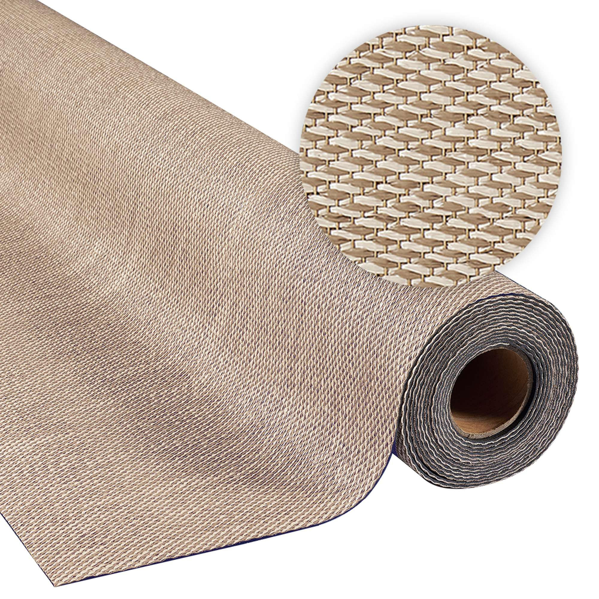 VINYLBODEN, Vinylboden Rolle, Premium Beige 200X200 cm - Beige, Kunststoff (200/200/2.8cm) - STORESDECO