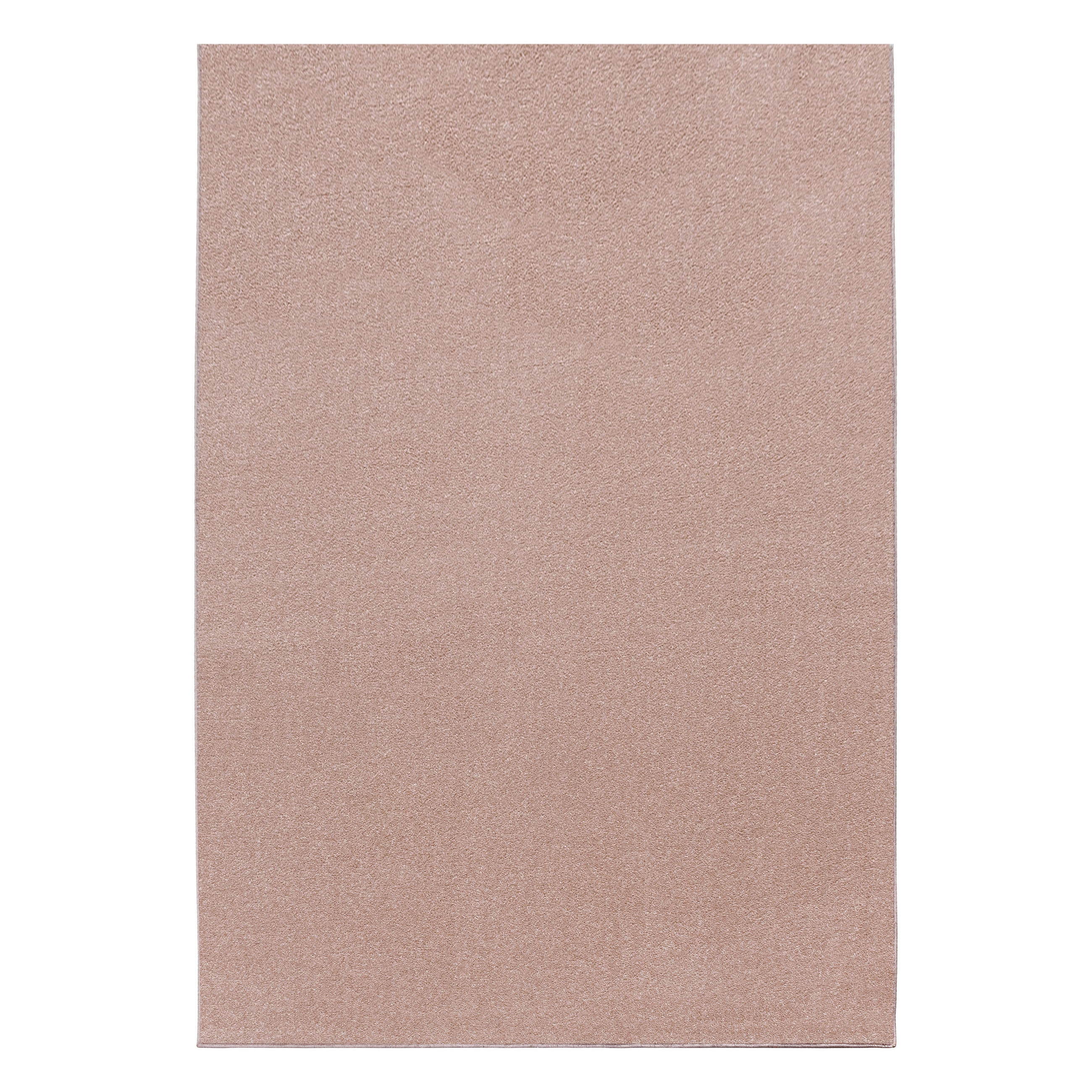 TEPPICH Kurzflor Uni Polypropylen Wohnzimmer Rosa Rechteckig 200x290 - Rosa, Textil (200/290cm) - KADIMA DESIGN