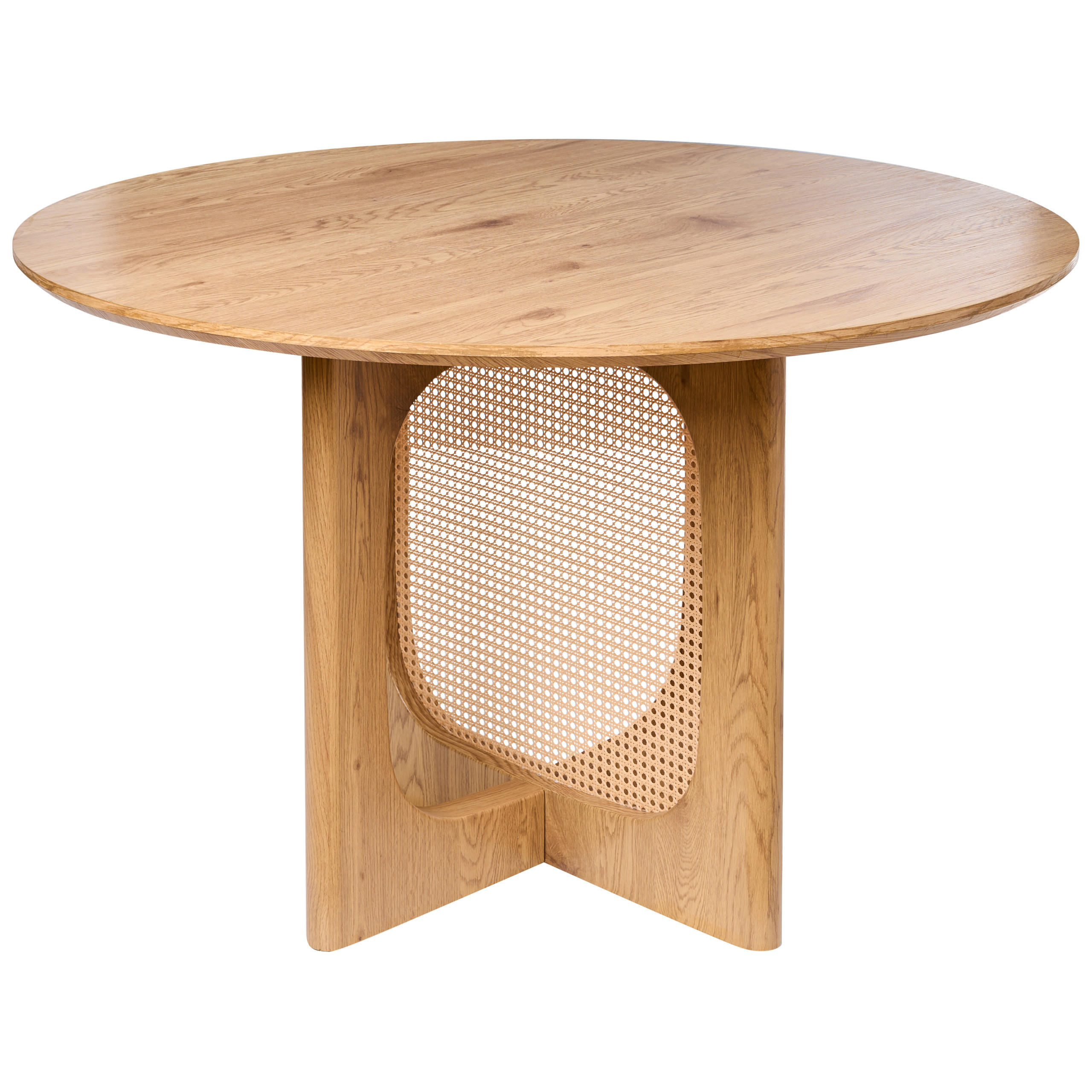 ESSTISCH Braun Karlo - Hellbraun, Holzwerkstoff (120/120/76cm) - Beliani