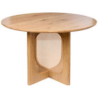 ESSTISCH Braun Karlo - Hellbraun, Holzwerkstoff (120/120/76cm) - Beliani