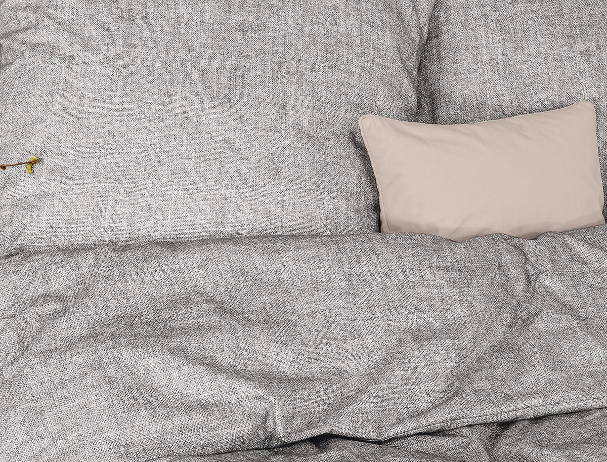 BETTWÄSCHE MINK 8835 - Silberfarben, Textil (200/200cm) - Irisette