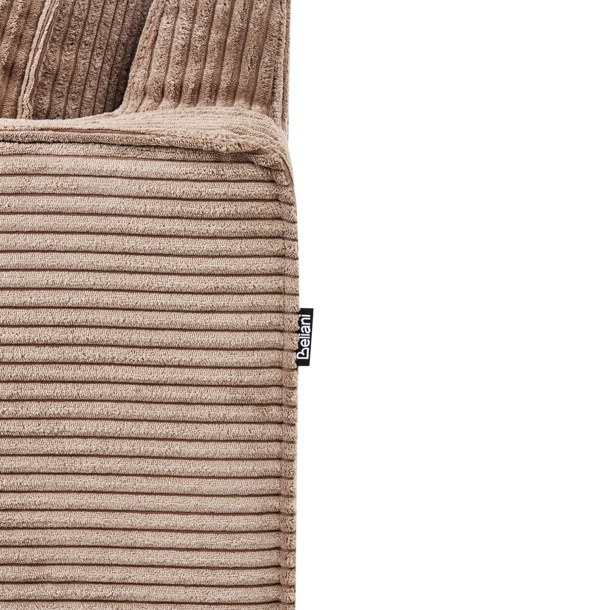 SESSEL Beige Vind - Beige/Schwarz, Textil (79/82/85cm) - Beliani