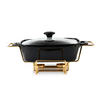 AUFLAUFFORM Modern Kitchen Gold 36/25/25 cm Keramik - Goldfarben, Keramik (25/25/36cm) - Mondex
