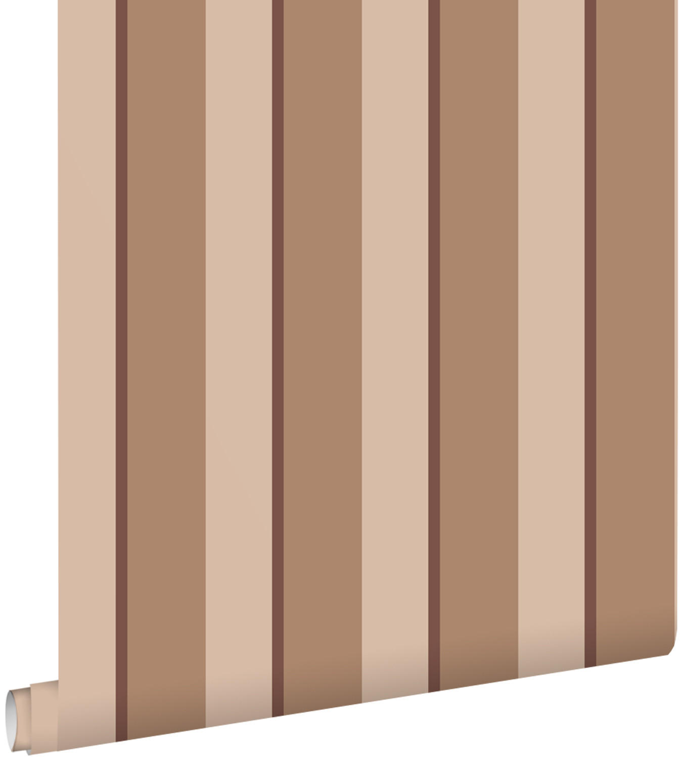 TAPETE Streifen 50 x 900 cm - Braun, Papier (50/900cm) - ESTAhome