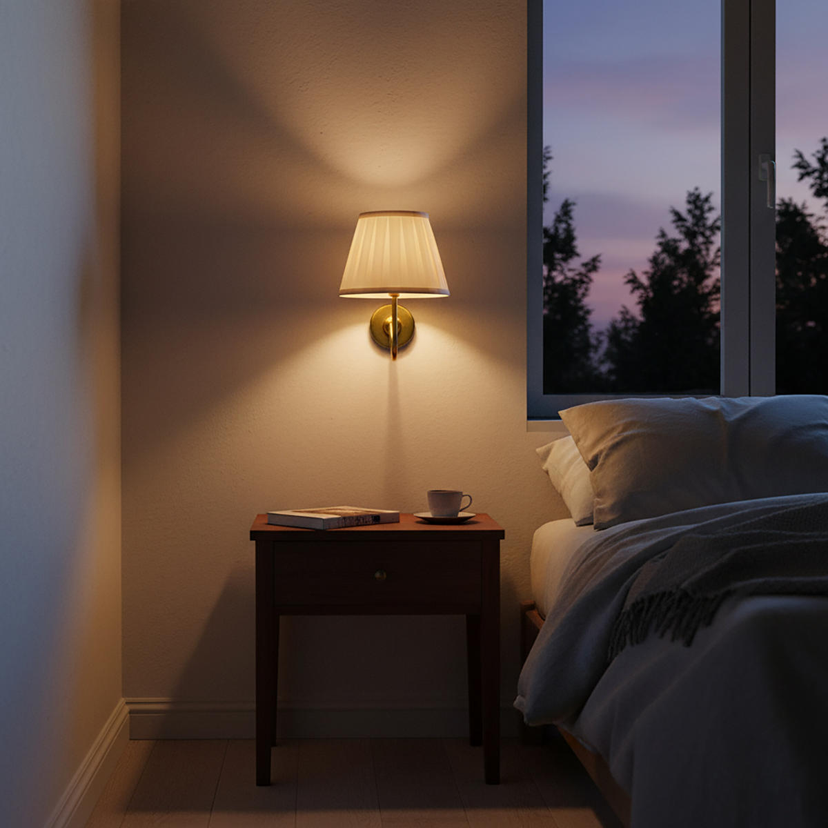 WANDLAMPE - Multicolor, Textil/Metall (27/32.5/27cm) - Relaxdays