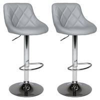 BARHOCKER Jasper Grau 2er-Set - Grau, Kunststoff (46/106/48cm) - Happy Garden