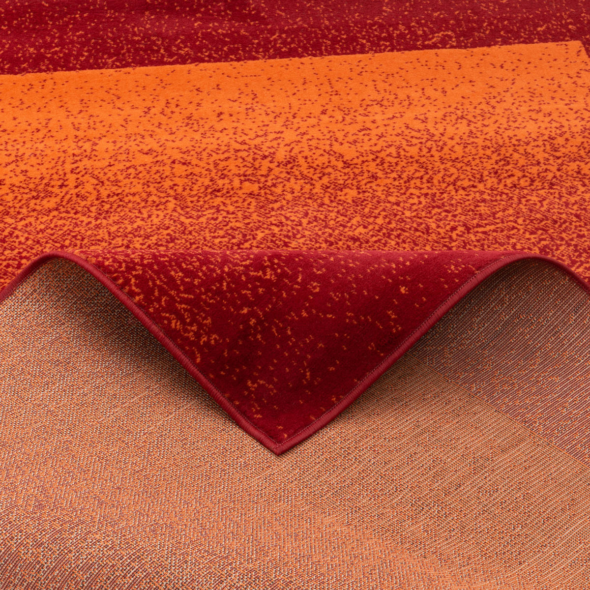 MODERN DESIGNER VELOURS TEPPICH SAMBA - Rostfarben, Textil (140/200cm) - Pergamon