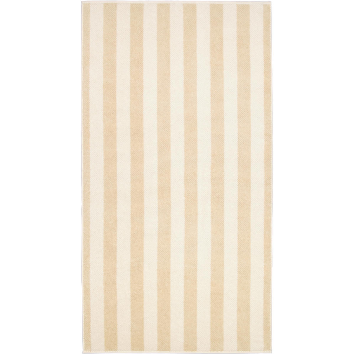 HANDTÜCHER PURE STRIPES 6502 BEIGE - 33 - Beige, Textil (80/150cm) - Cawoe