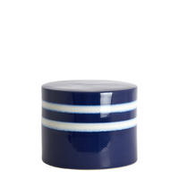 BEISTELLTISCH Mooca Blau Ø42/34 cm - Blau, Keramik (42/42/34cm) - Light & Living