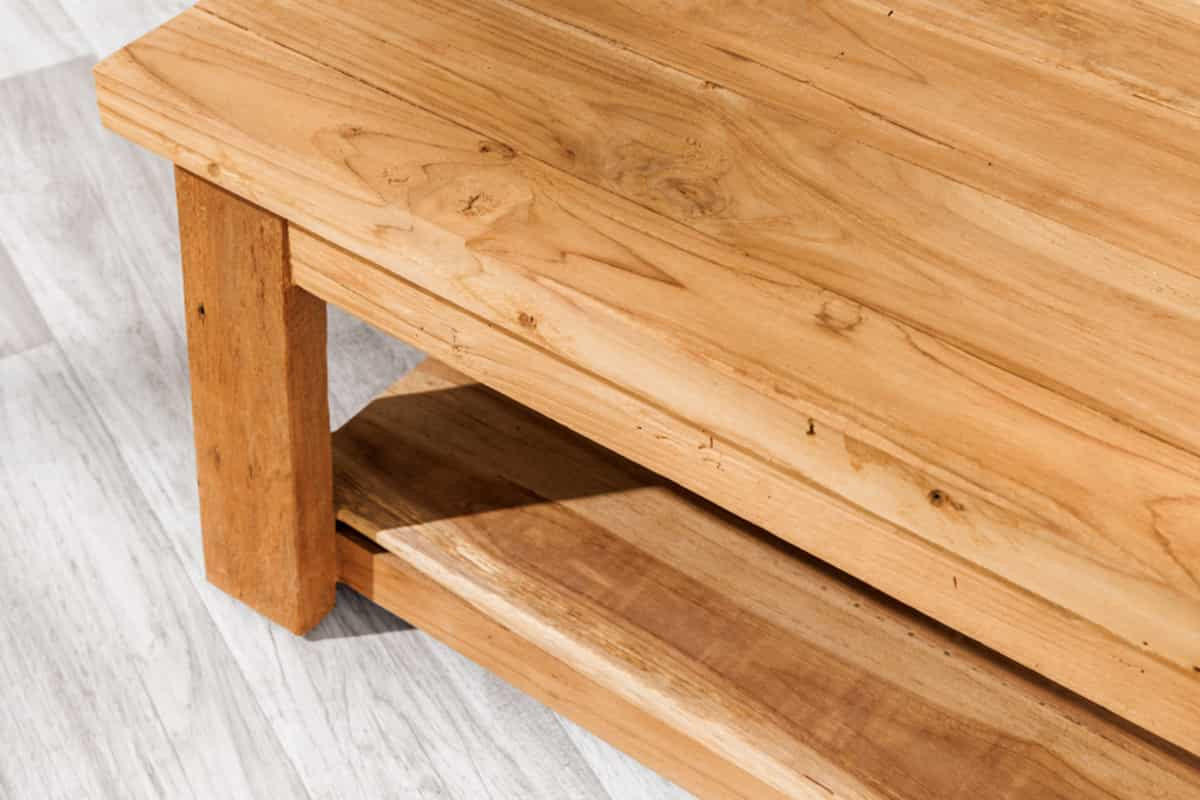 COUCHTISCH JAVA Teakholz quadratisch Natur 70cm - Schwarz/Braun, Holz (70/70/32cm) - riess-ambiente