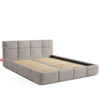 POLSTERBETT ALTOS, hellgrau - Hellgrau, Holz/Holzwerkstoff (160/200cm) - KONSIMO®