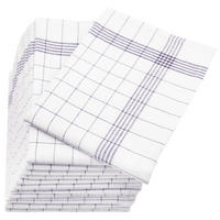 GESCHIRRTÜCHER, 12er-Set, 60x80 cm, 55% Baumwolle, 45% Leinen, Grau - Grau, Textil (60/80cm) - Zollner