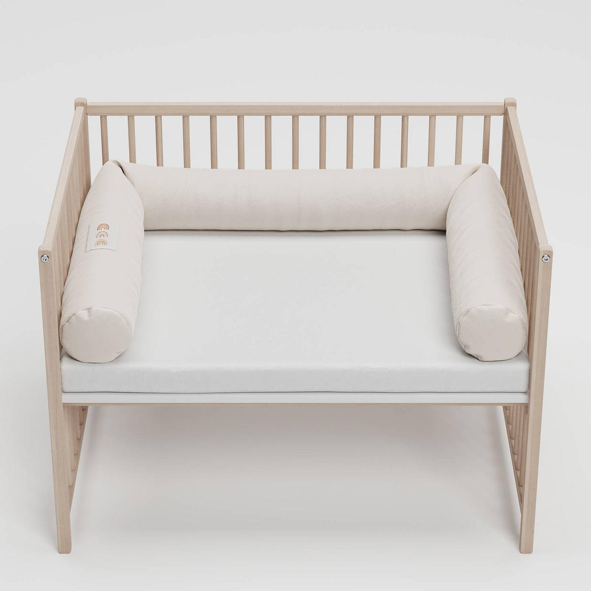 NESTCHENSCHLANGE Cozy "Magical Rainbow Coconut Milk" 190 cm Bettschlange - Beige/Orange, Textil (15/190cm) - Sämann – make a difference.