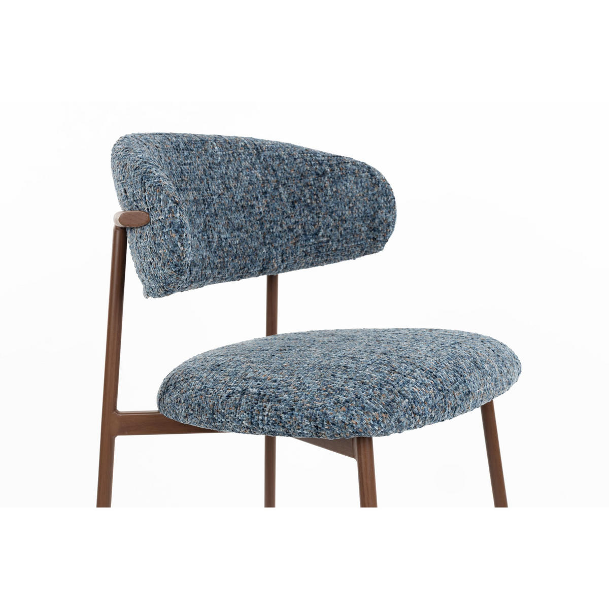 BARHOCKER Claes mit Rückenlehne 65 cm Blau - 2 er Set - Blau, Kunststoff (44/94/51cm) - Housecraft Living