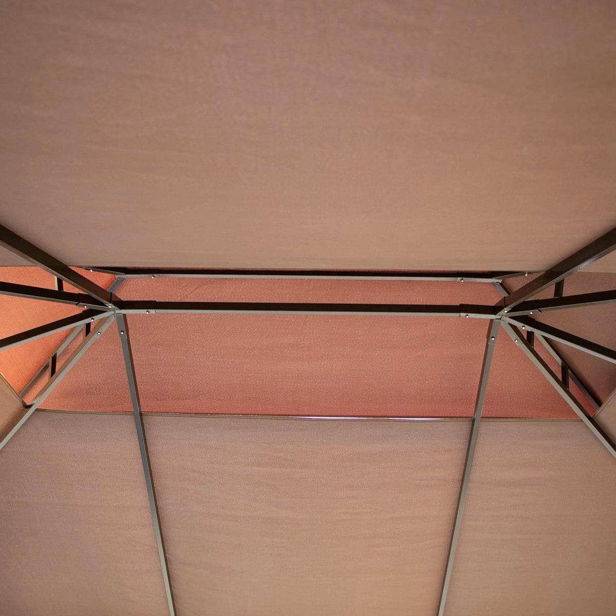 PAVILLON 390x290x280 cm Moskitonetz - Mokka, Metall (390/280/290cm) - Fortuna Lai