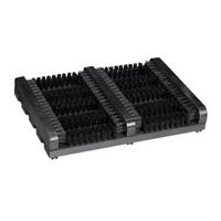 SCHUHABSTREIFER - Schwarz, Holz/Kunststoff (36/5.5/26cm) - Relaxdays