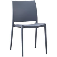 GARTENSTUHL Kunststoff Grau - Grau, Kunststoff (42/81/49cm) - CLP