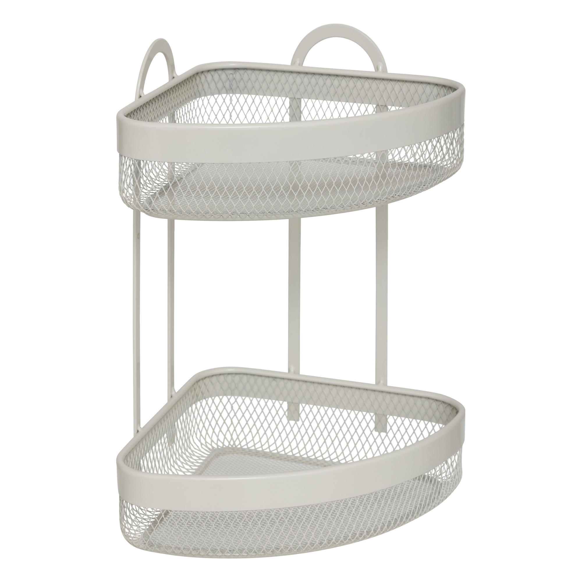 ARBEITSPLATTENREGAL 2 Körbe Mayaj 23/23/33,5 cm - Grau, Metall (23/33.5/23cm) - 5five Simply Smart