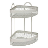 ARBEITSPLATTENREGAL 2 Körbe Mayaj 23/23/33,5 cm - Grau, Metall (23/33.5/23cm) - 5five Simply Smart