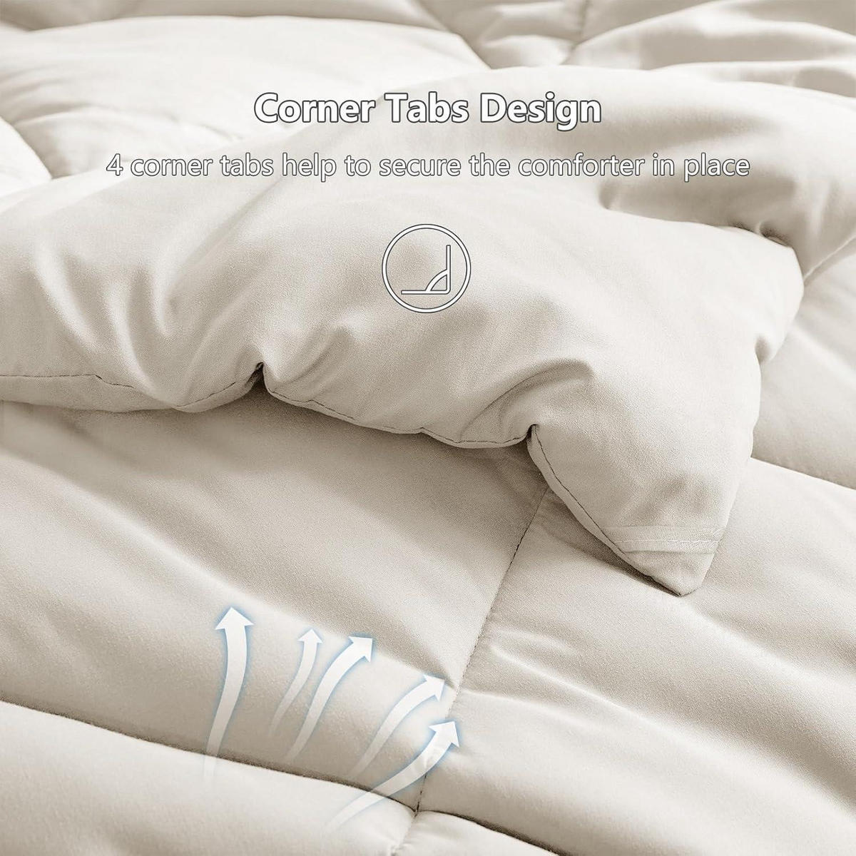BETTDECKE 240x260 cm 4 Jahreszeiten Mikrofaser Beige - Beige, Textil (5/150cm) - LUXUSKOLLEKTION