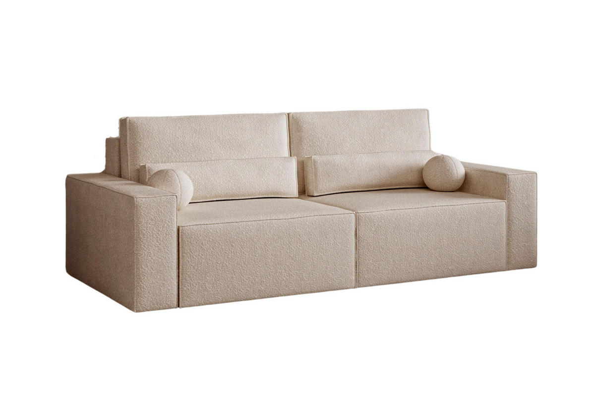 SCHLAFSOFA - Denver mini - Beige (Anthology 3) - Beige, Holzwerkstoff (248/92/110cm) - Möblo