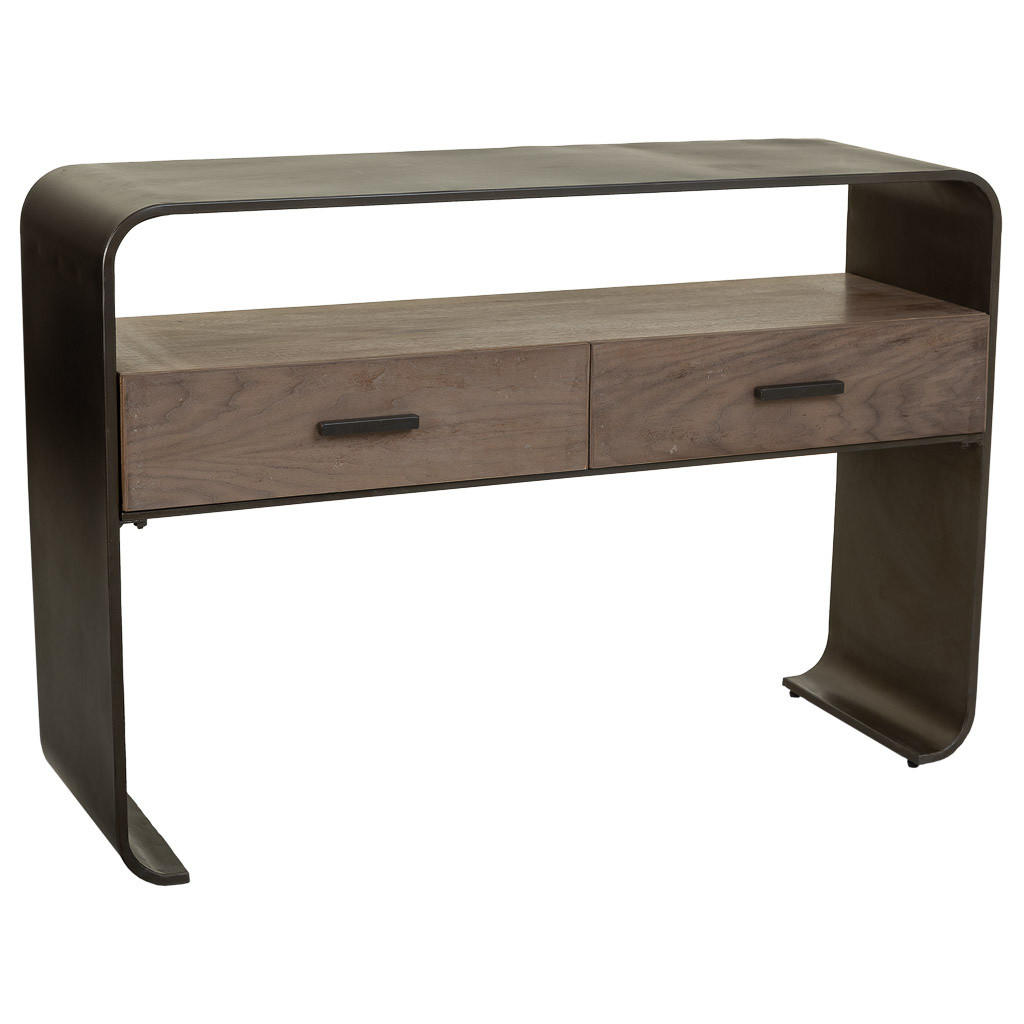 KONSOLE 122x37x82 cm - Braun, Holz (37/122/82cm) - Wanderlust