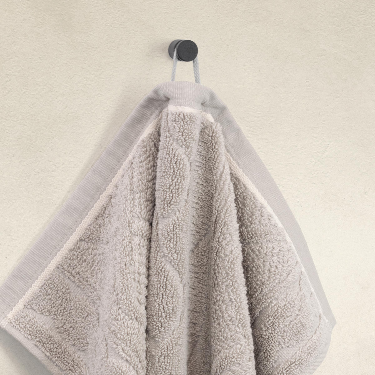 HANDTUCH COSY KNITS - Creme, Textil (50/100cm) - MÖVE