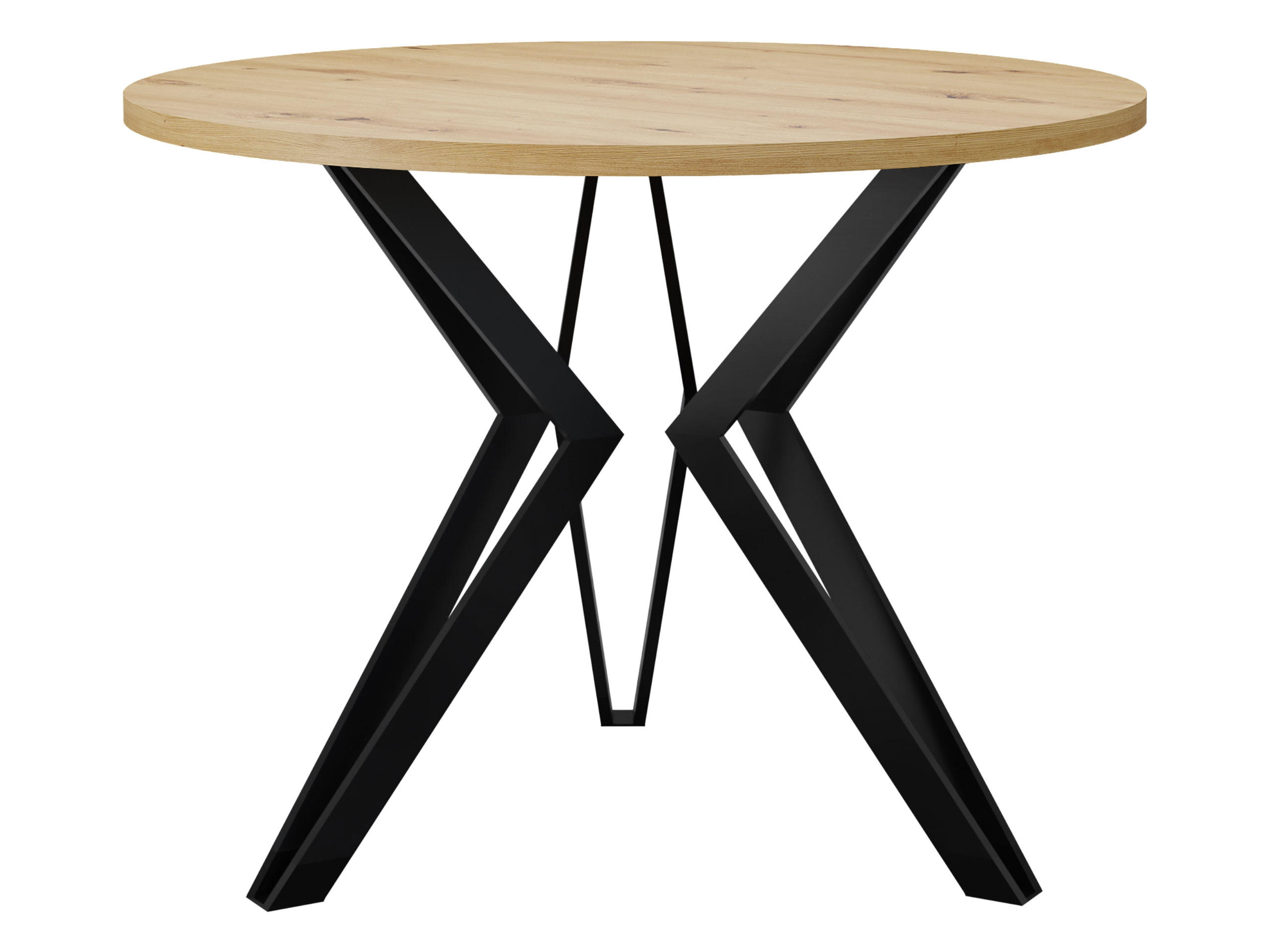 COUCHTISCH STK M13 - Schwarz/Eiche Artisan, Metall (67/67/50cm) - MIRJAN24