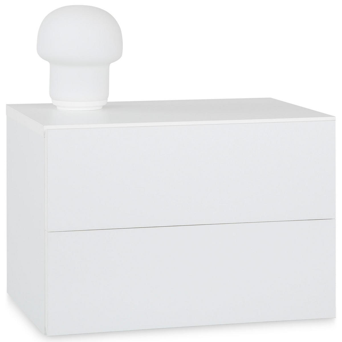 HÄNGENDER NACHTTISCH ANNI weiß - Weiß, Holzwerkstoff (42/29/30cm) - CARO-Möbel