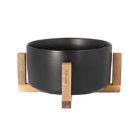 SALATSCHÜSSEL Fincan schwarz 20/10 cm - Schwarz, Keramik (20/20/10cm) - Homla