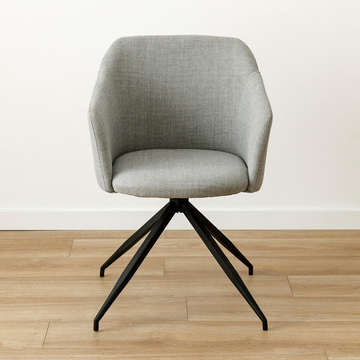 STUHL Vinnes Grau 59 cm x 84 cm - Grau, Textil (59/84/59cm) - Kenay Home